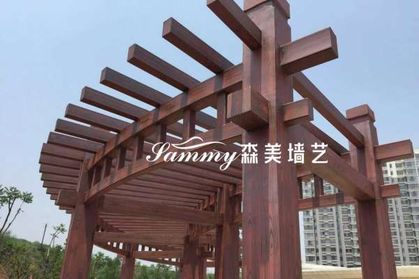 海南?？阡摌嬂燃?號色木紋漆施工案例