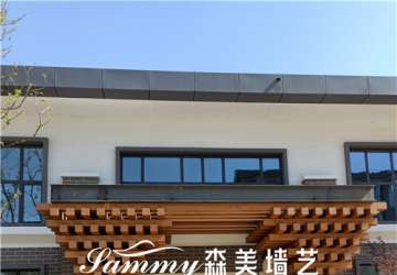 榫卯結構也可以施工仿木紋漆?山東省臨沂市鋼