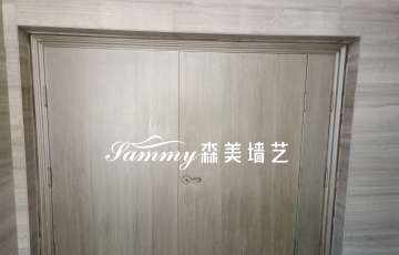 合肥包河區(qū)望湖路華廚味道防火門木紋漆項(xiàng)目